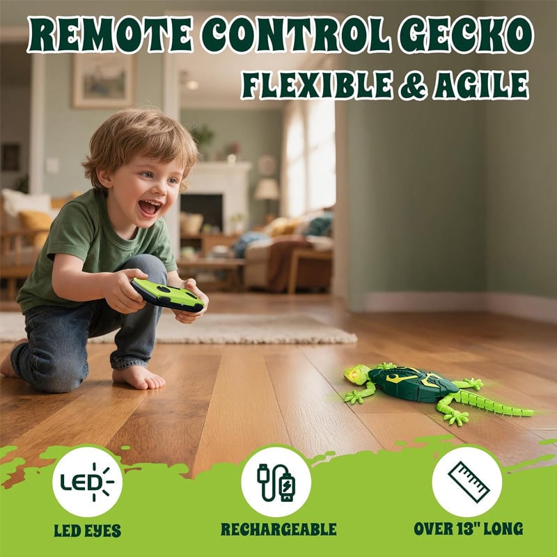 Sale - Electric Lizard Toy with LED Glowing Eyes