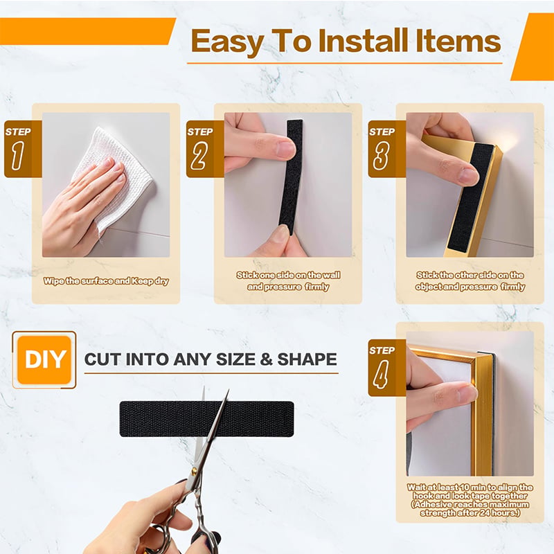 Heavy Duty Adhesive Hook and Loop Tape