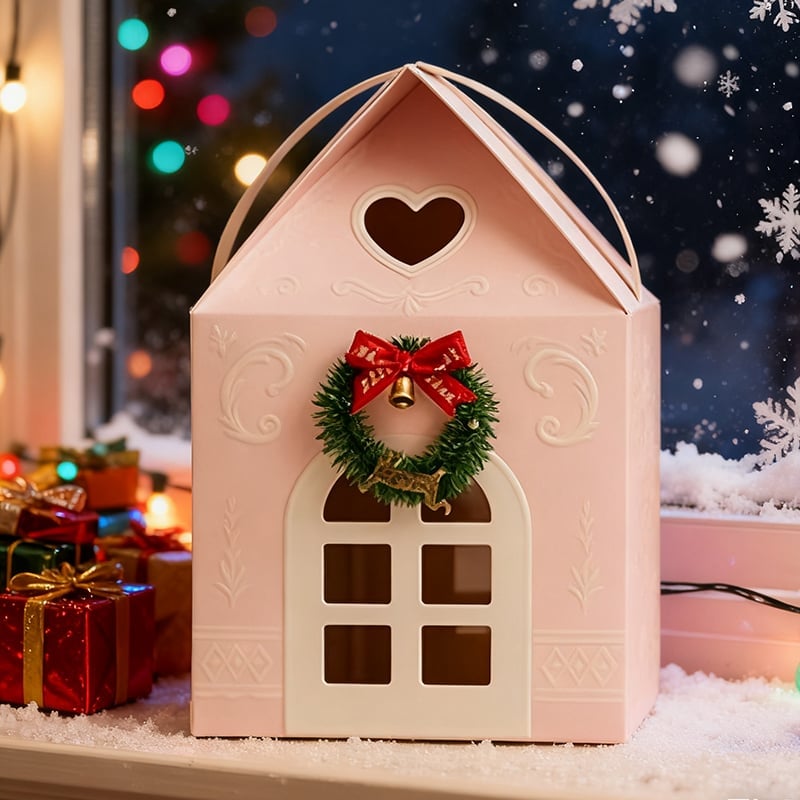 Christmas Wonderland Cottage Gift Box