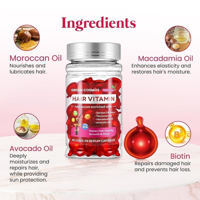 Glow Capsules Leave-In Hair Treatment