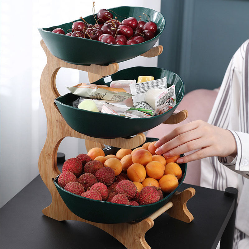 Creative Modern Three-Layer Fruit Plate