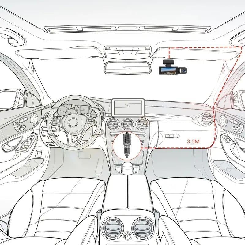 SAKER Front & Rear Dashcam