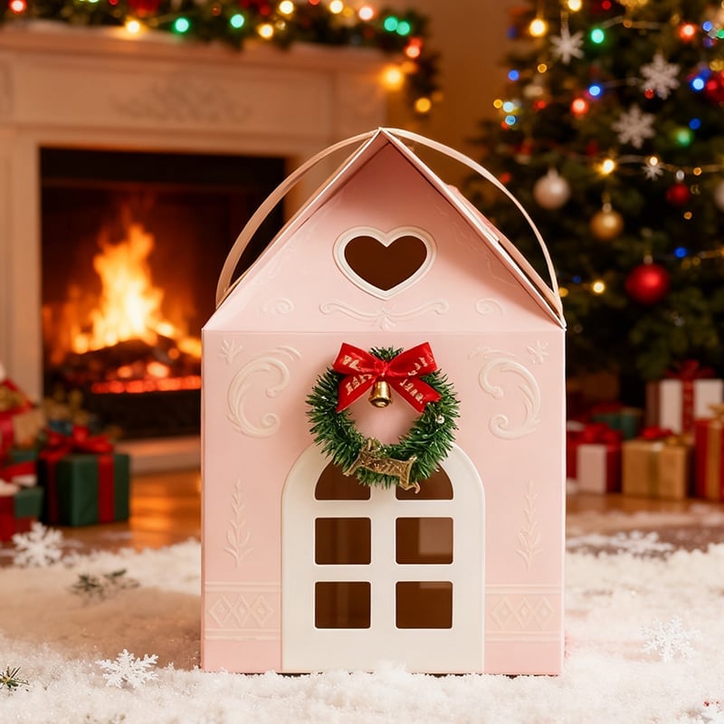 Christmas Wonderland Cottage Gift Box-cp