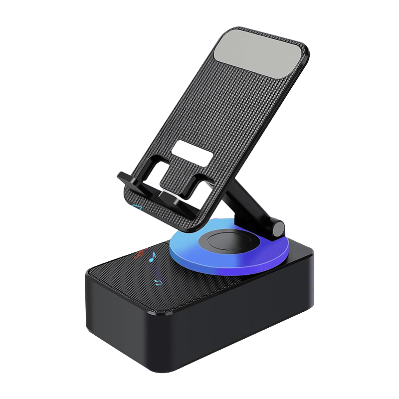 Cell Phone Stand with Wireless Bluetooth Speaker