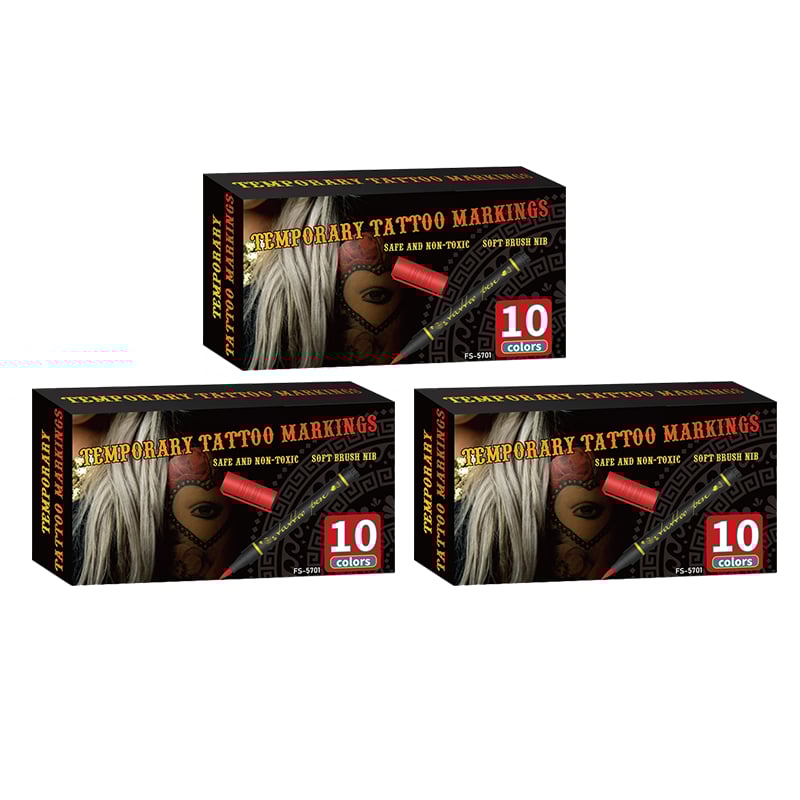 Temporary Tattoo Markers Set