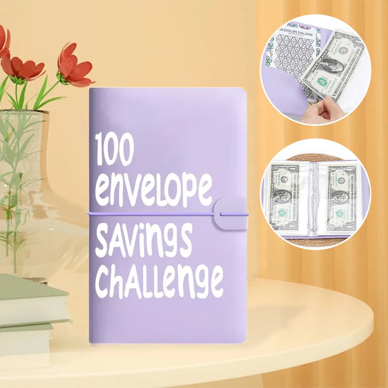 100 Days Money Saving Challenge Budget Storage Book