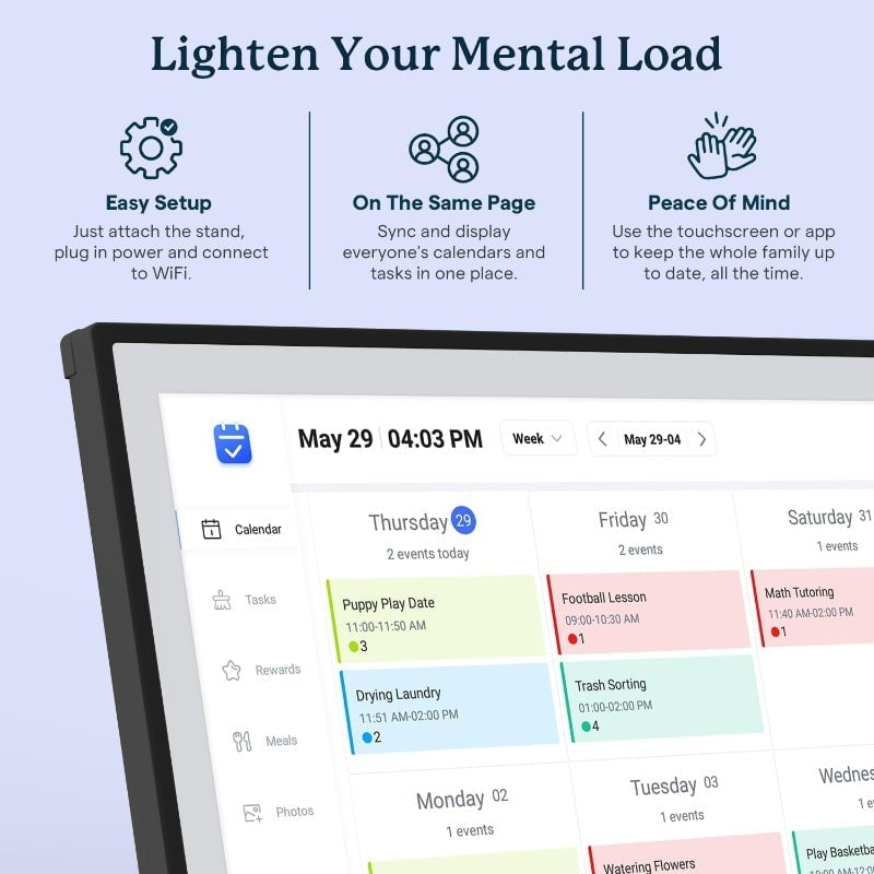Smart WiFi Digital Family Calendar