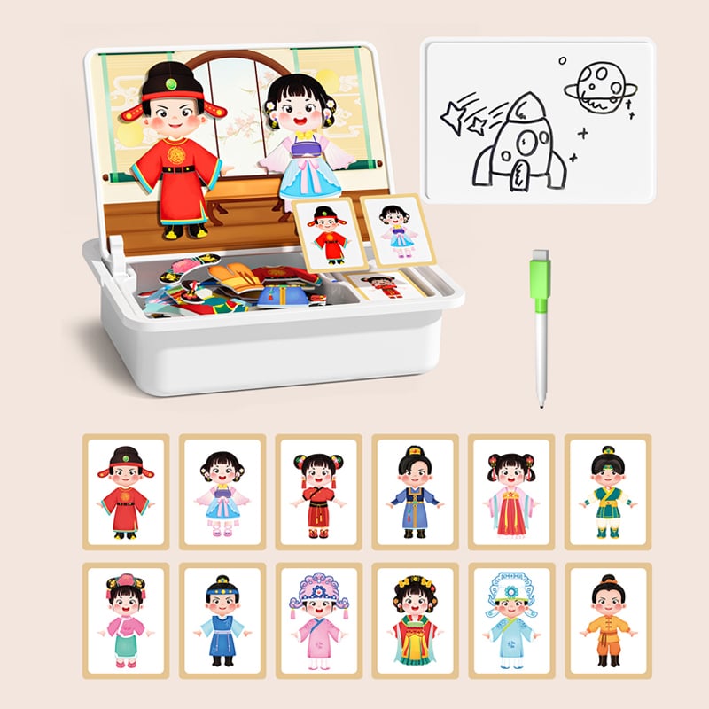 Magnetic Puzzle Learning Building Block Toys