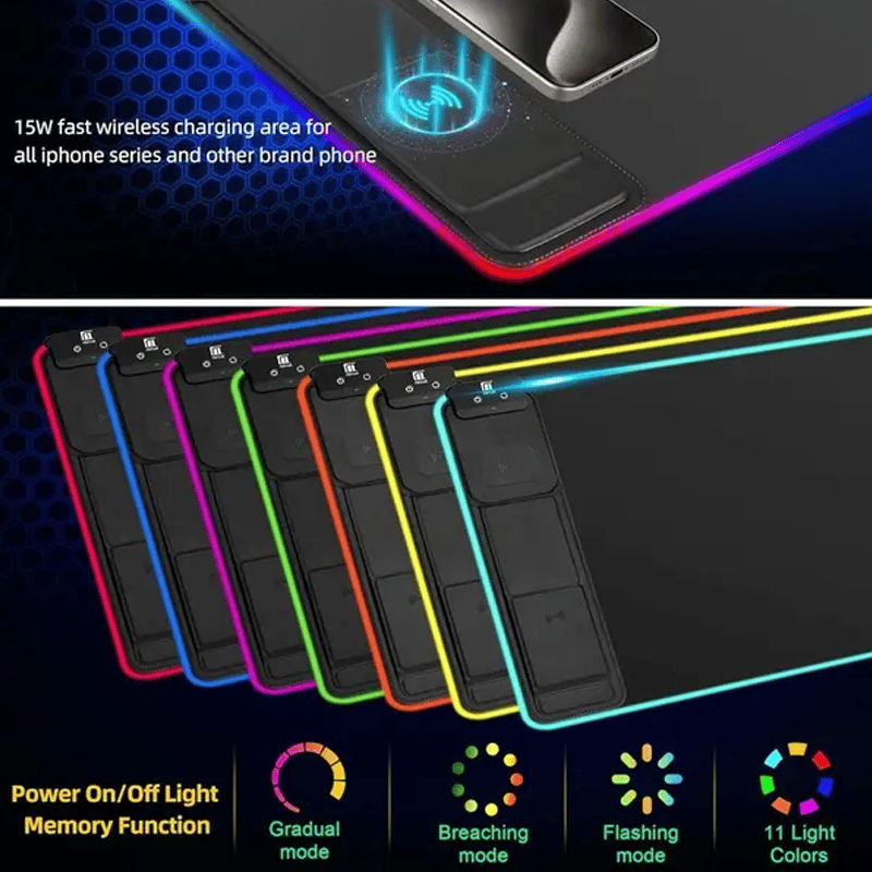 Wireless Charging Mouse Pad