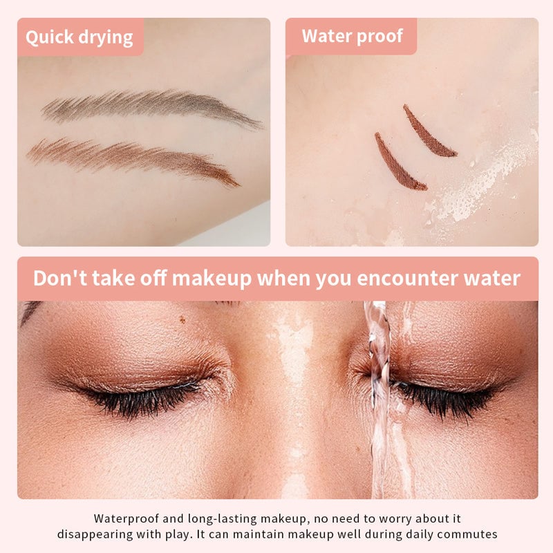 Dual-Head Design Rotating Eyeliner Stamp Pen