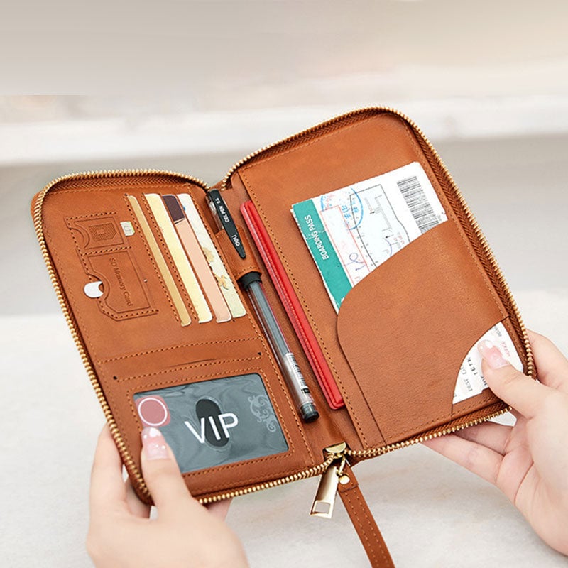 New Multi-Functional RFID Passport Wallet