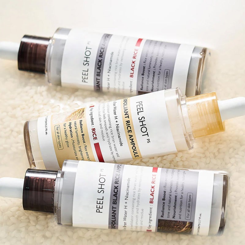 Gentle Exfoliating Ampoule – Black Rice