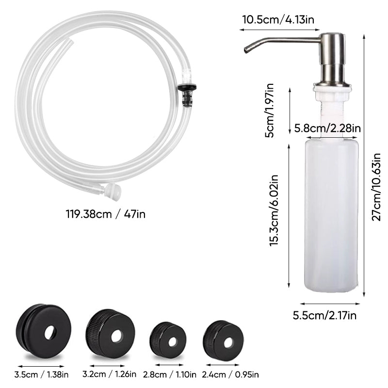 Kitchen Sink Soap Dispenser Extension Tube Kit