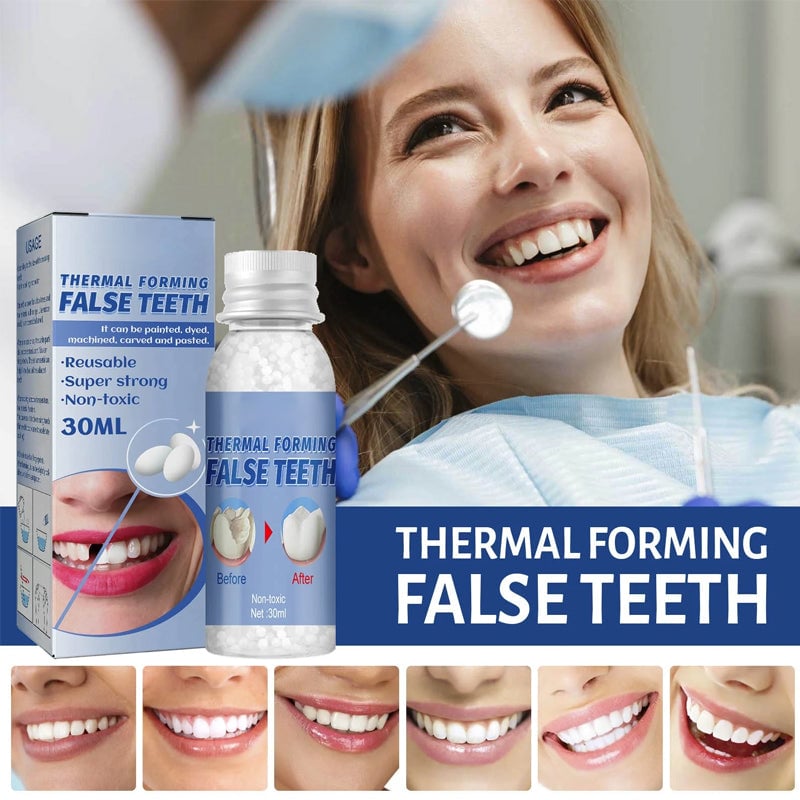 ✨ Moldable False Teeth for Temporary Tooth Fillings