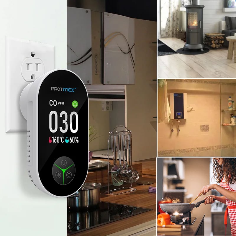 Humidity Alarm Unit CO Temperature and Humidity Monitoring Alarm – moonycozy