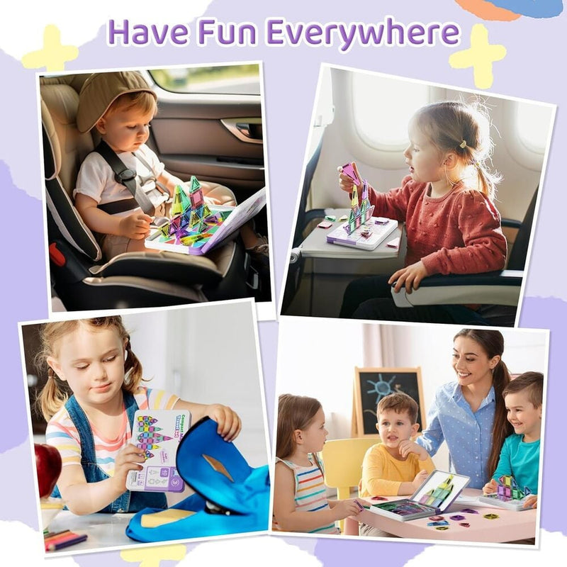Magnetic Tiles Building Blocks Set - t
