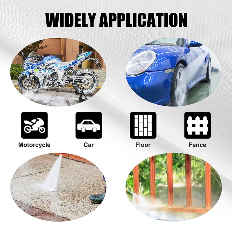 High-Pressure Water Gun with Nozzles for Car Wash