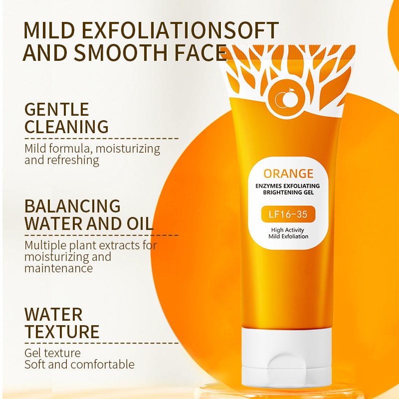 Orange Enzyme Exfoliating Gel 100g – Facial Cleansing Peel