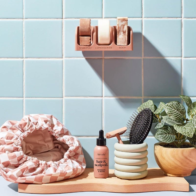 Sakerplus® Satin Lined Luxury Shower Cap