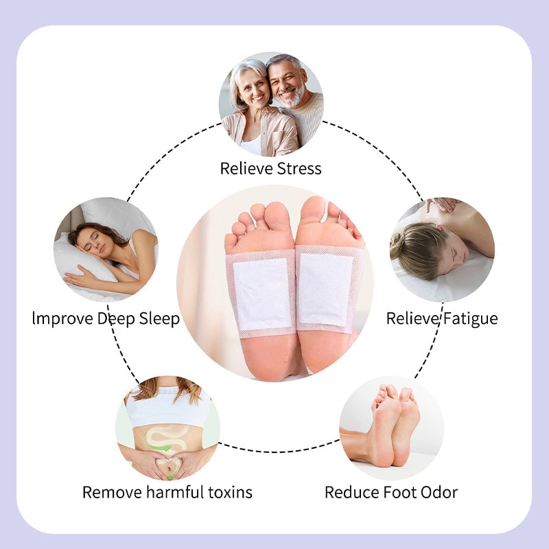 Herbal Detox Foot Pads for Stress Relief, Better Sleep