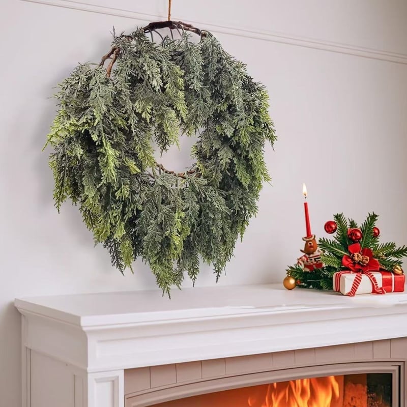 Sakerplus Artificial Plant Christmas Rattan