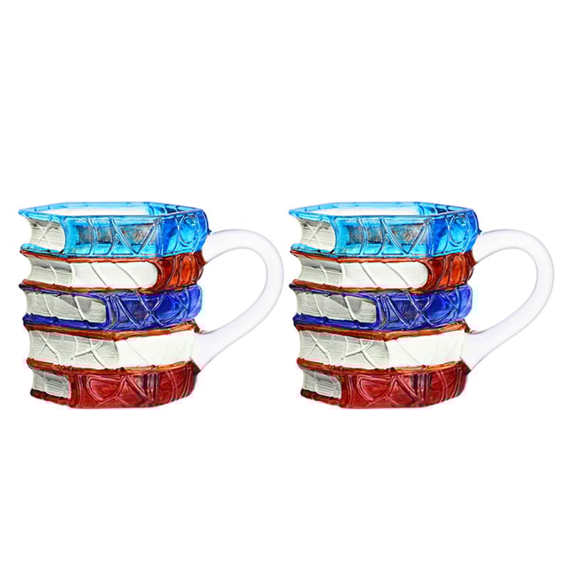 Hand-painted Book Coffee Cup-2