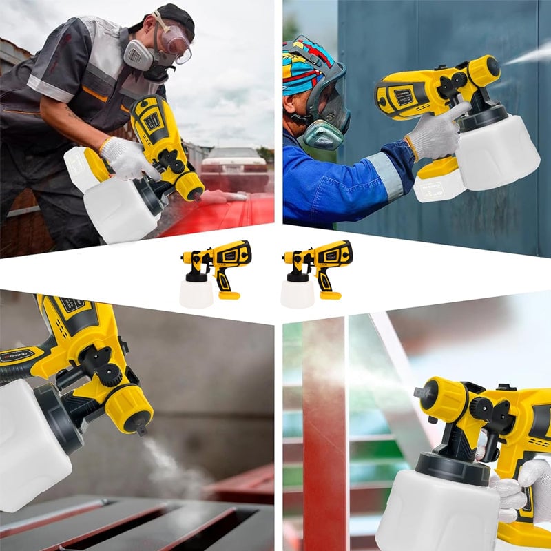 Removable electric paint gun-One Battery & Charger (2000mAh)