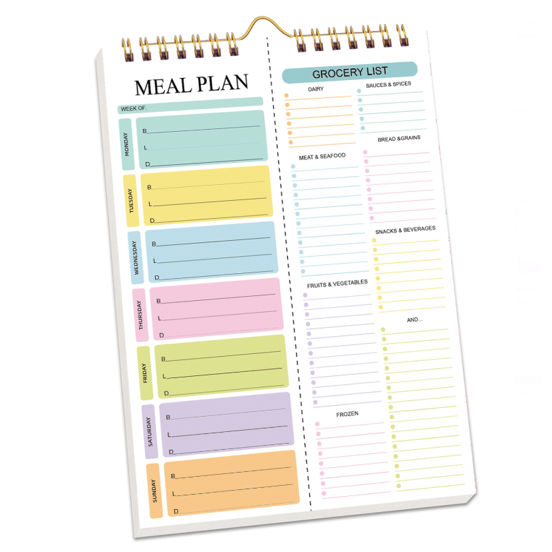 Weekly Meal Planning Notebook