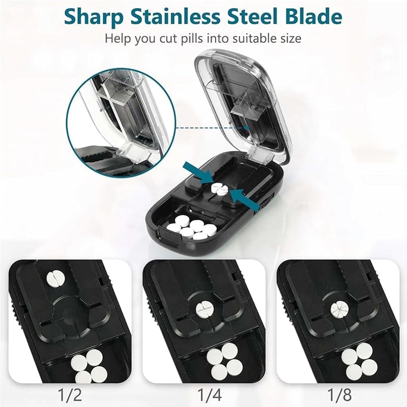 Pill Cutter Splitter for Cutting Multiple Pills