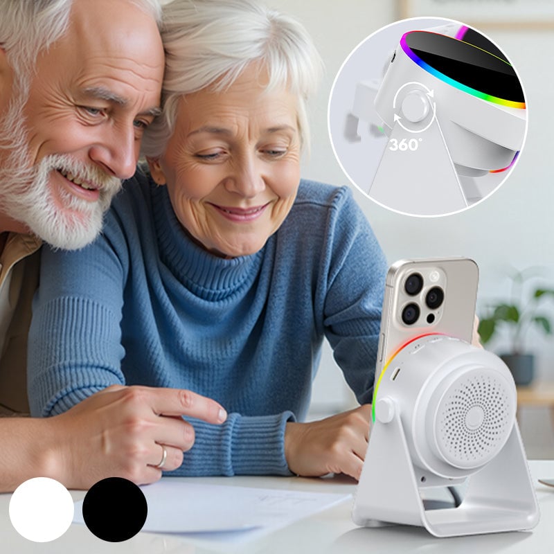 4-In-1 360° Rotating Bluetooth Speaker Stand