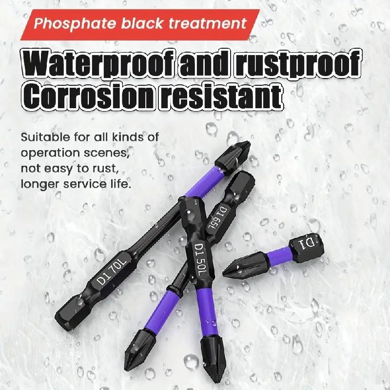 6 pieces Magnetic Shockproof Batch Bits