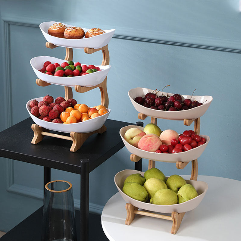 Creative Modern Three-Layer Fruit Plate