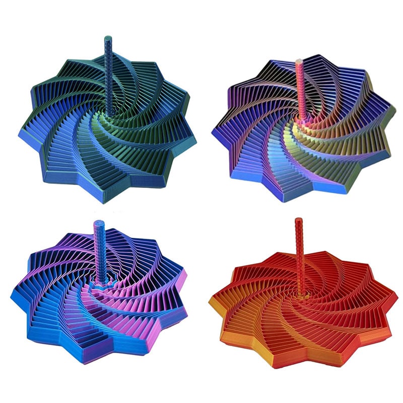 3D Printed Handheld Star Sensory Fidget Toy