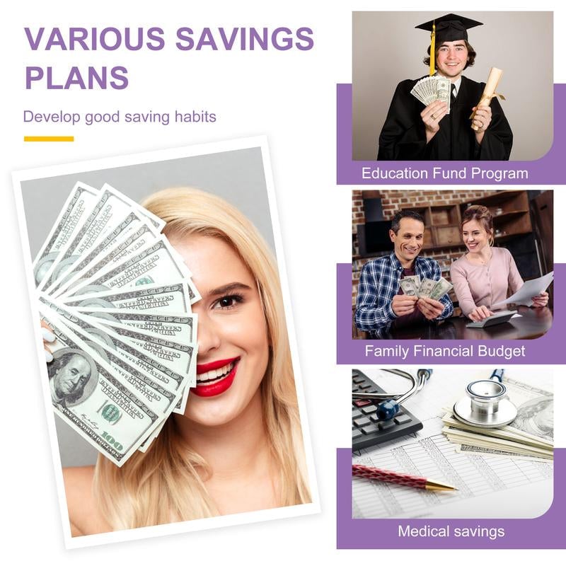 100 Days Money Saving Challenge Budget Storage Book