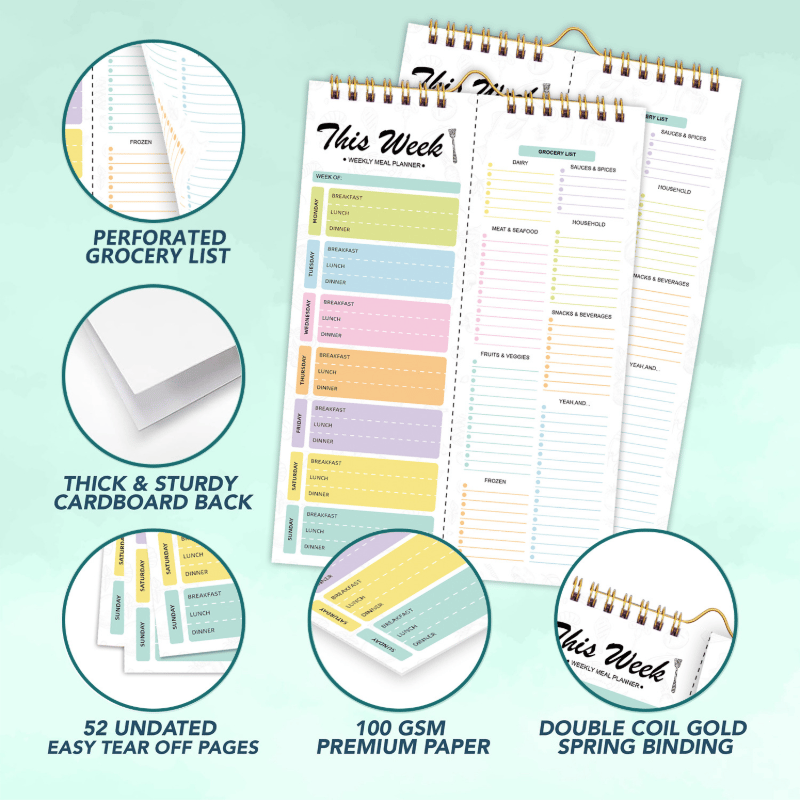 Weekly Meal Planning Notebook