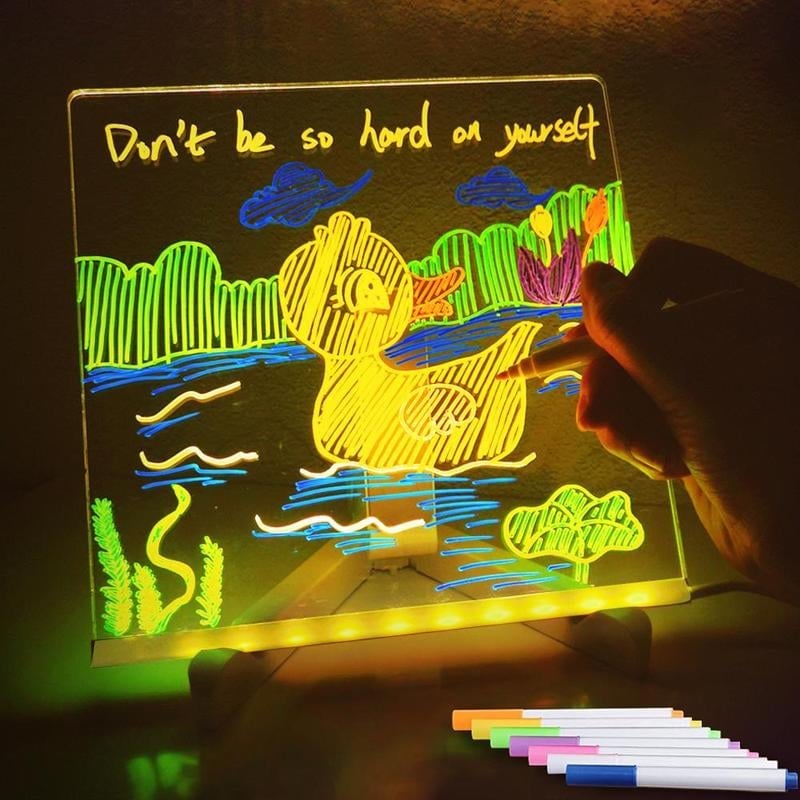 Sakerplus LED Note Board with Colors