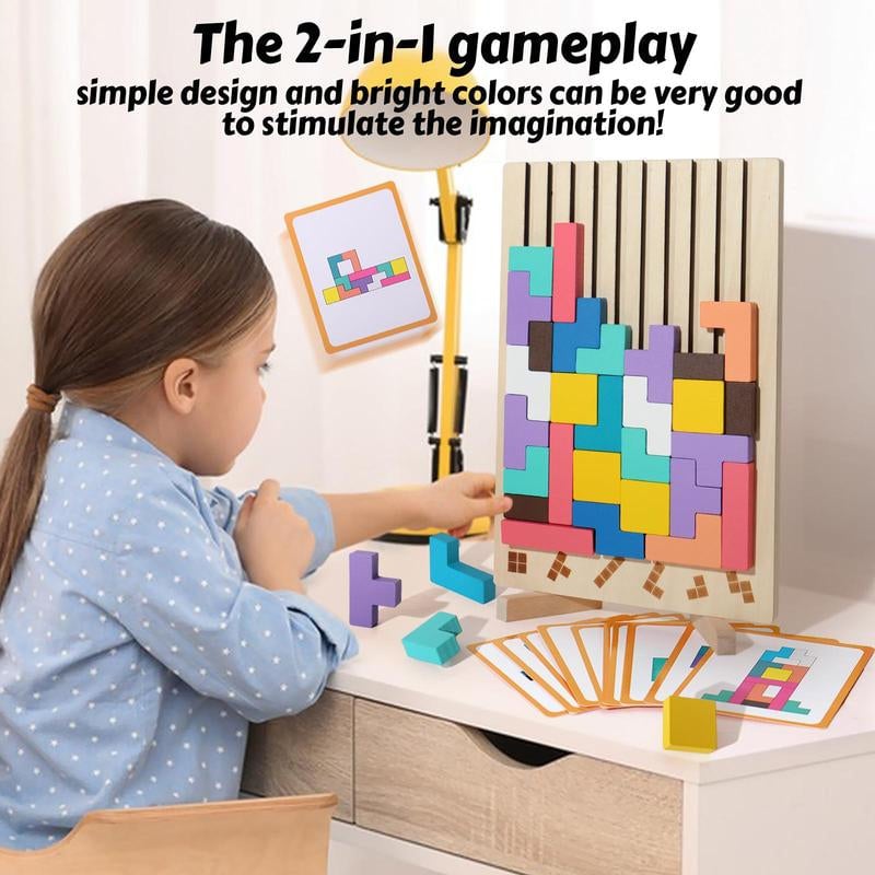 Wooden Stacking Puzzle Set