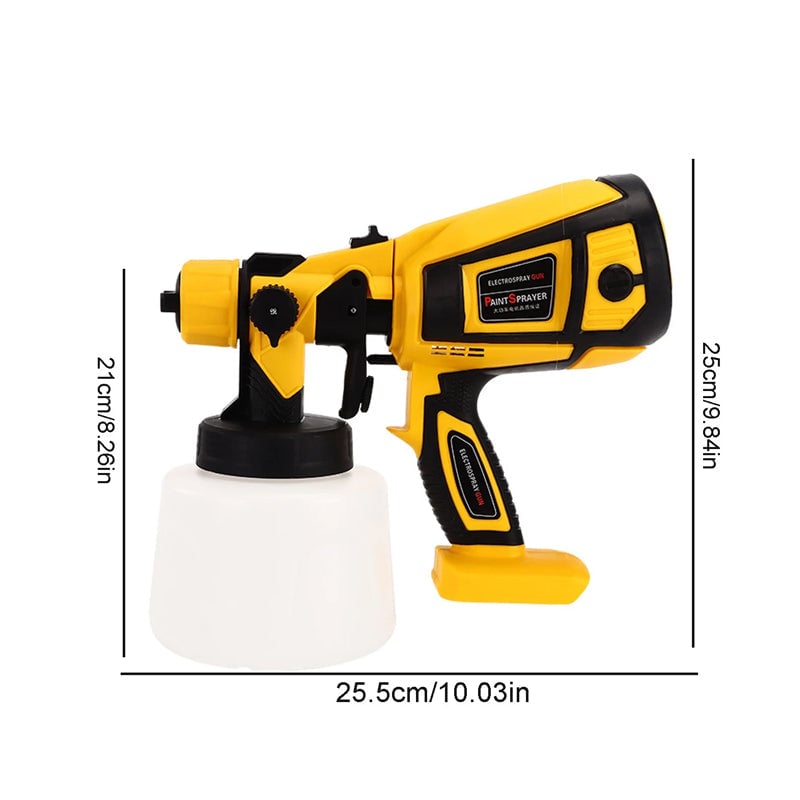 Removable electric paint gun-One Battery & Charger (2000mAh)