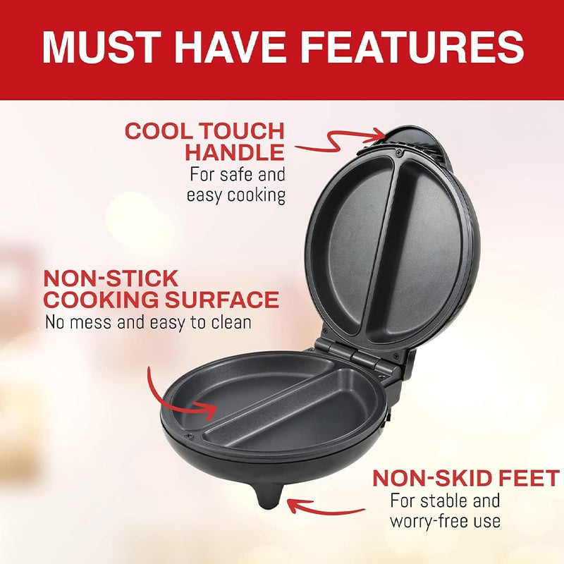 Aless™ Dual-Zone Electric Omelette Maker