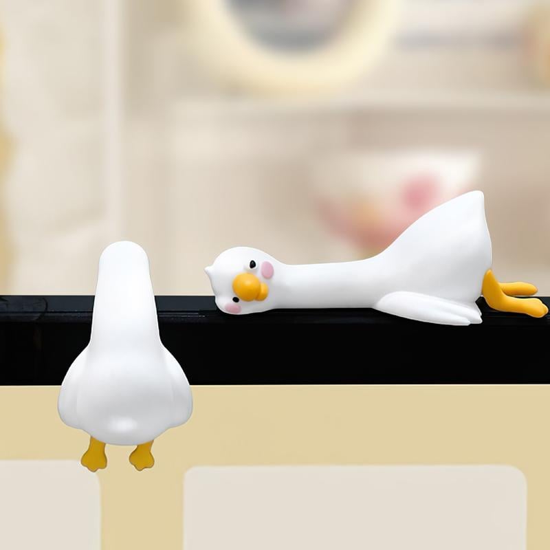 Lying Flat Duck Desk Ornament