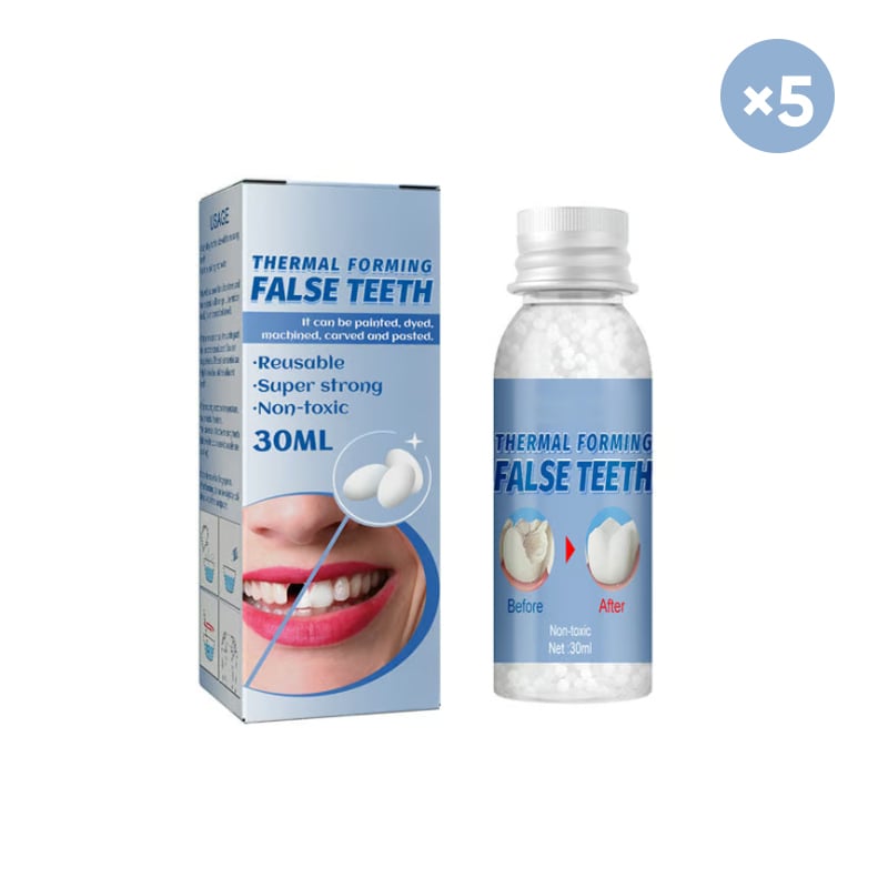 ✨ Moldable False Teeth for Temporary Tooth Fillings