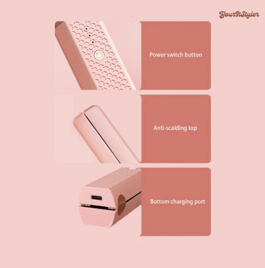 USB Wireless Hair Straightener