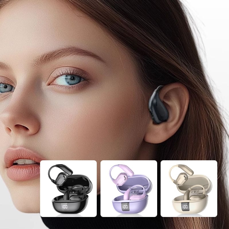 Hi-Fi Sports Bluetooth 5.4 Ear-Hook Headphones with Noise Cancelling