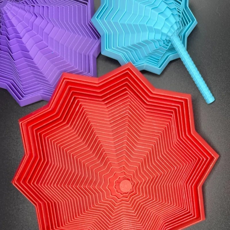 New 3D Printed Handheld Star Sensory Fidget Toy