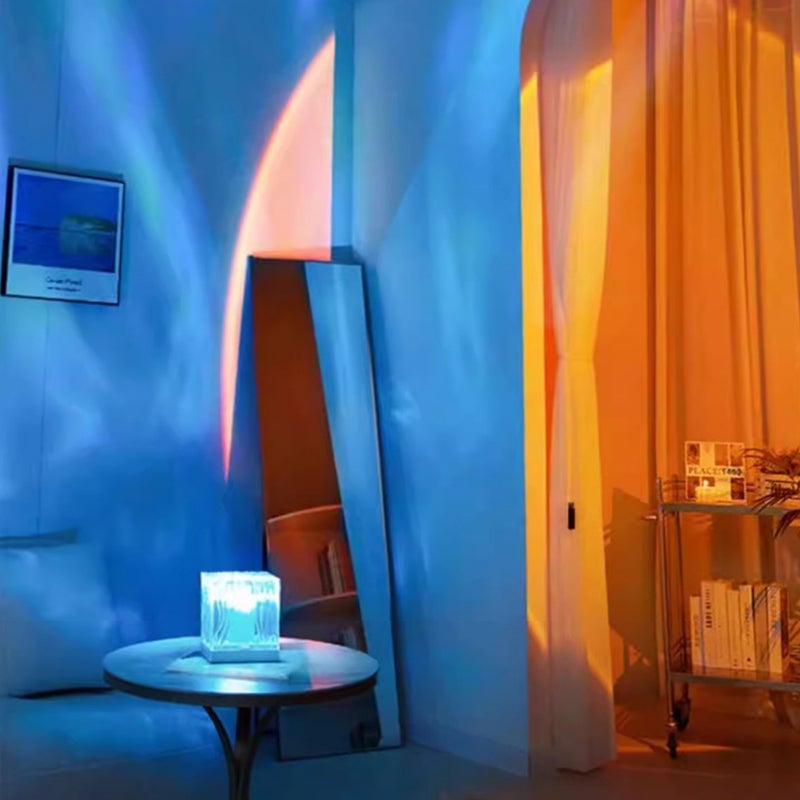 Flame Northern Lights Rotating Mood Light