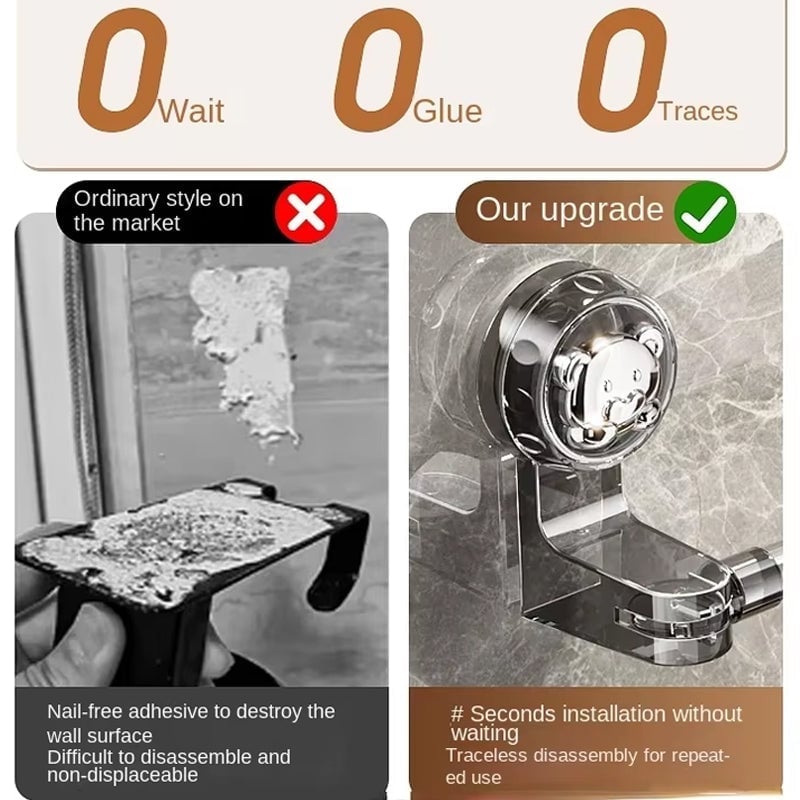 Wall-mounted Punch-free Door Drain Storage Rack