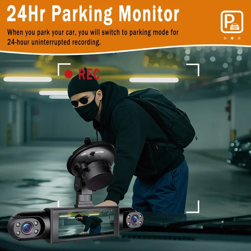 Aless™ Four-record monitoring driving recorder