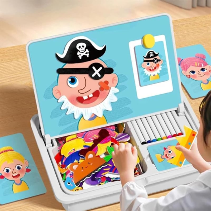 Magnetic Puzzle Learning Building Block Toys