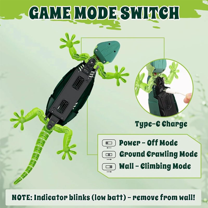 Sale - Electric Lizard Toy with LED Glowing Eyes