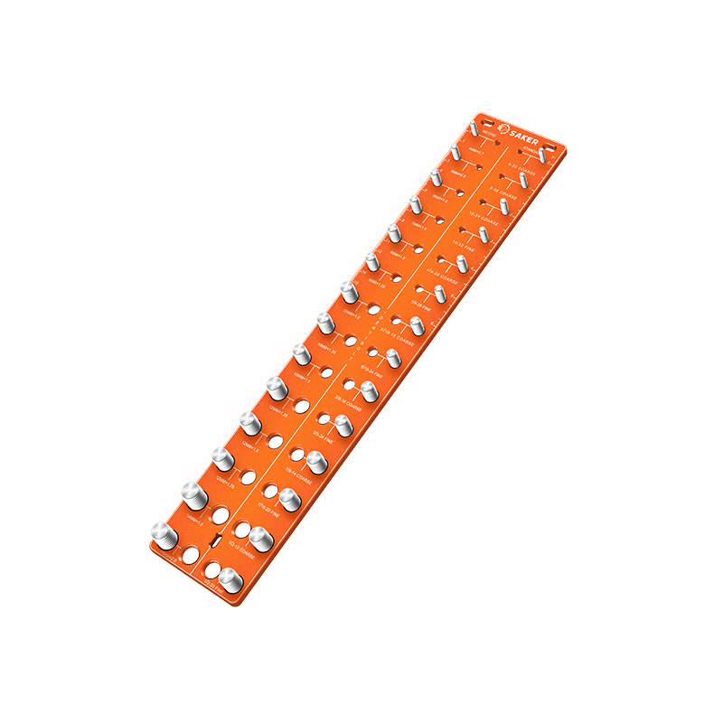 Universal Thread Identifier Tool - SAKER® Nut and Bolt Thread Checker